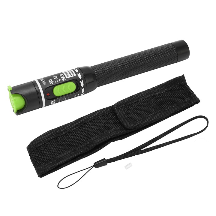 Визуален локатор на повреди на оптични влакна Enforose, 20MW, 20KM, алуминиева сплав, пълен комплект