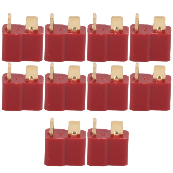 Конектор T Plug 13.011 RC T Plug, Enforose, женски конектор 25A, позлатени конектори за RC батерия за модел RC самолет