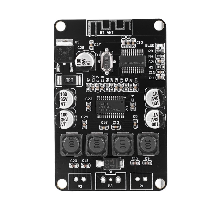 Amplificator audio VHM-313 TPA3110 2x15W Bluetooth stereo digital, cu doua canale