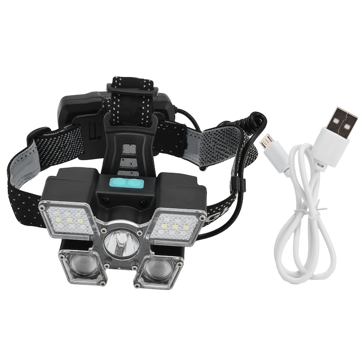 LED челник, Bizaical, 480lm, сензор за движение, USB зареждане