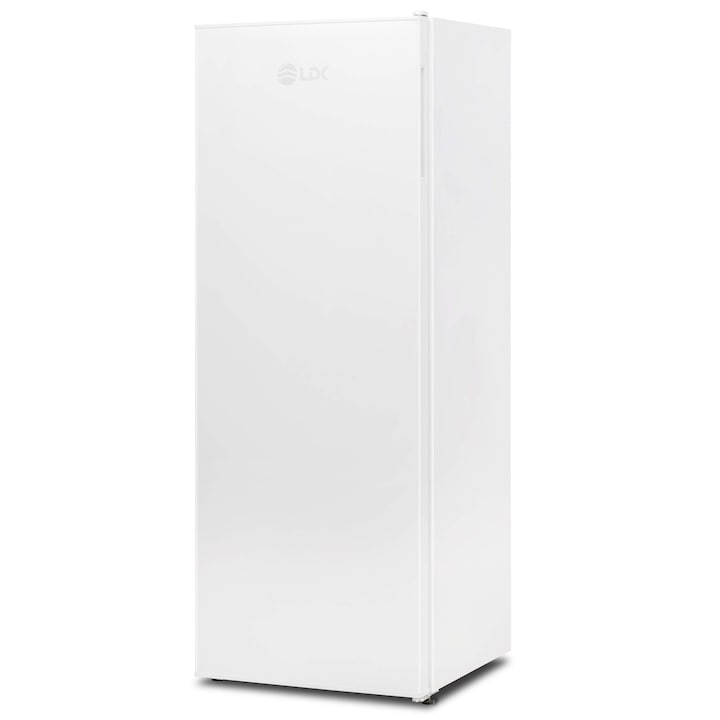 Congelator LDK CG-6214W, 214 l, Clasa E, 6 sertare, Termostat ajustabil, H 155 cm, Alb