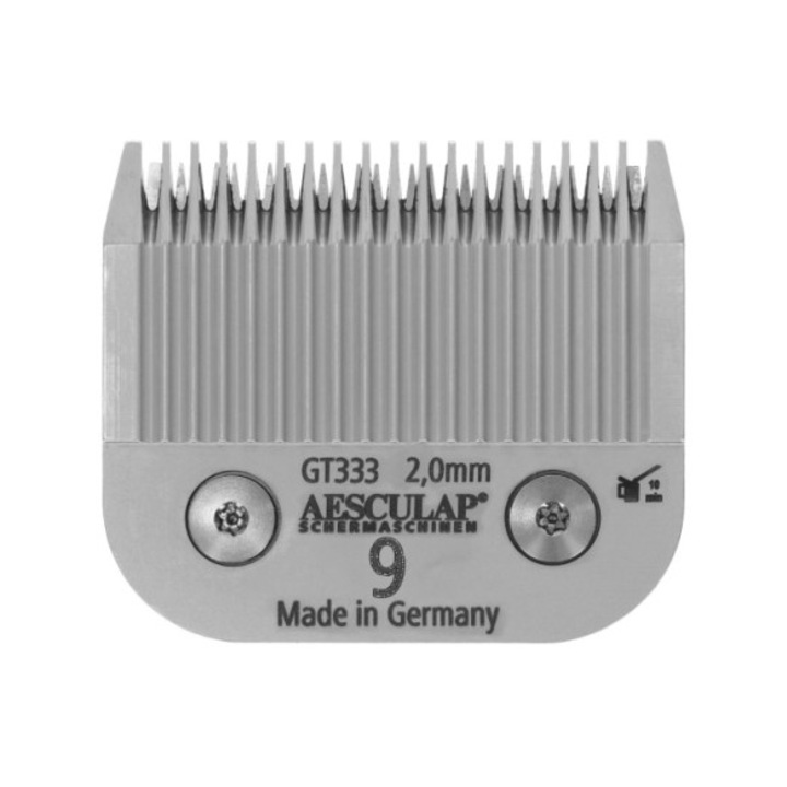 Clipper penge készlet, Aesculap 9, 2 mm, szénacél, SnapOn System