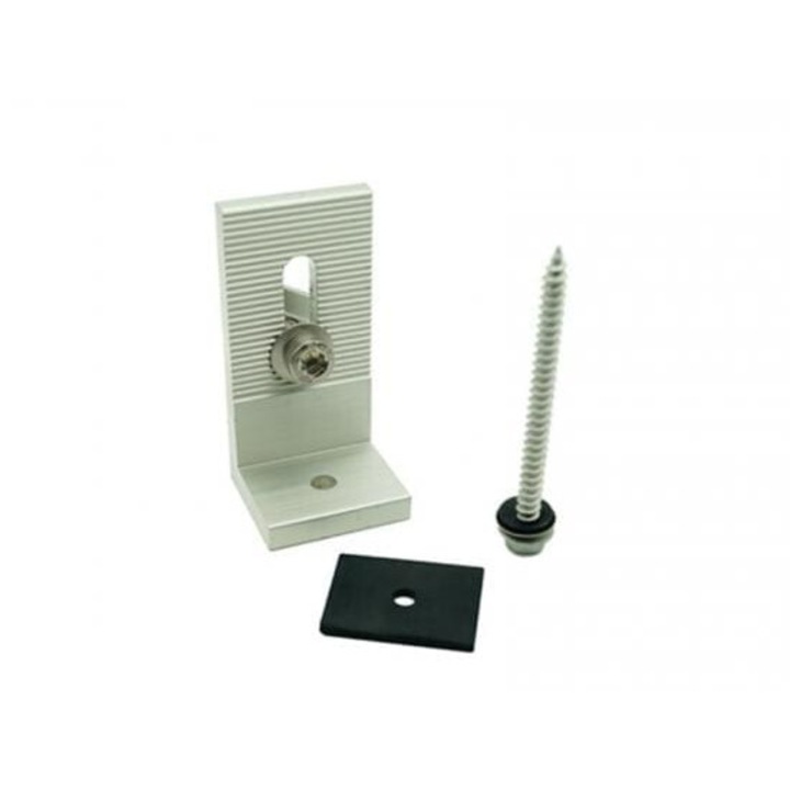 Fém cseréptető bilincs EPDM tömítéssel - Napelem tartó oldalsó sínhez