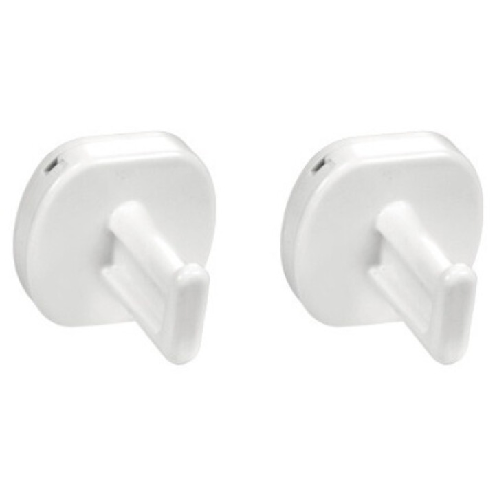 Set 2 Agatatori cuier, Tescoma, Alb