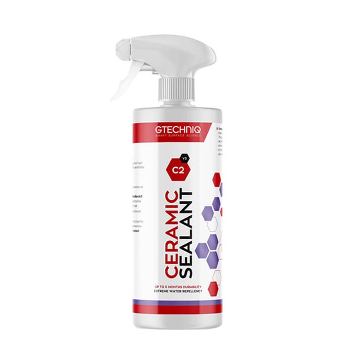 Szett Gtechniq C2 Liquid Crystal 250ml, testvédelem, könnyű felvitel, vízlepergető hatás