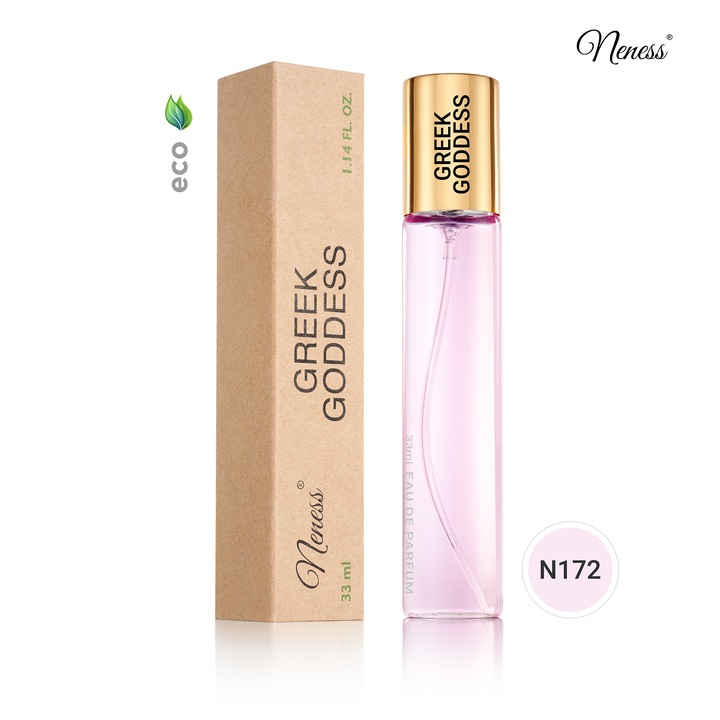 Apa de parfum Neness Greek Goddess, esente de mandarina si vanilie, 33ml, pentru femei