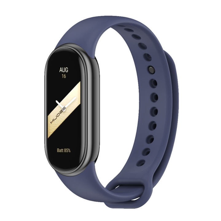 Curea silicon pentru Xiaomi Mi Band 8/9/10, Albastru Inchis