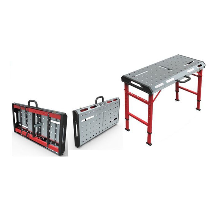 Banc masa de sudura pliabila reglabila 532x1068x705-930 mm (KD639)