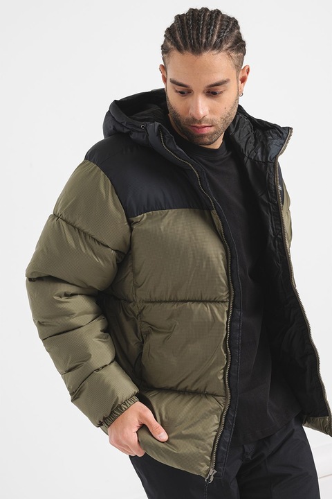 Columbia, Puffect II steppelt pufi télikabát, Fekete/Katonai zöld