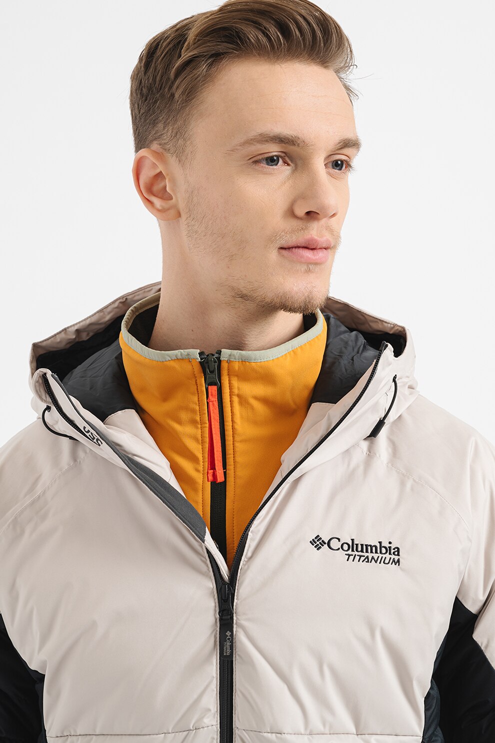 Columbia - Roaring Fork - Piumino da sci color pietra
