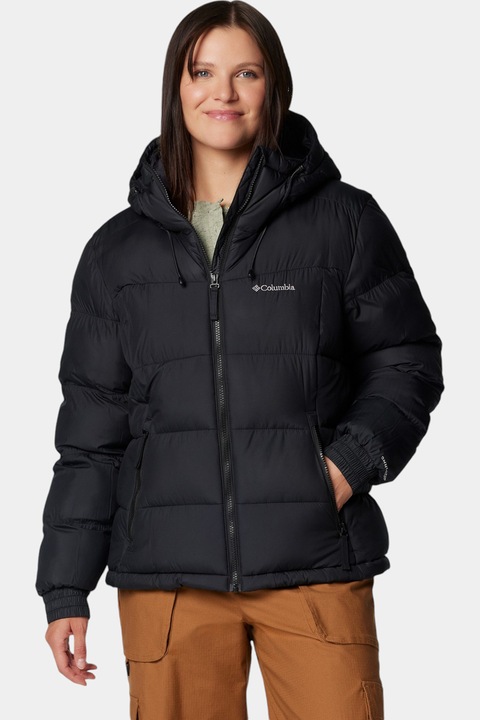 Columbia, Непромокаемо зимно яке Pike Lake II с качулка, Черен, M