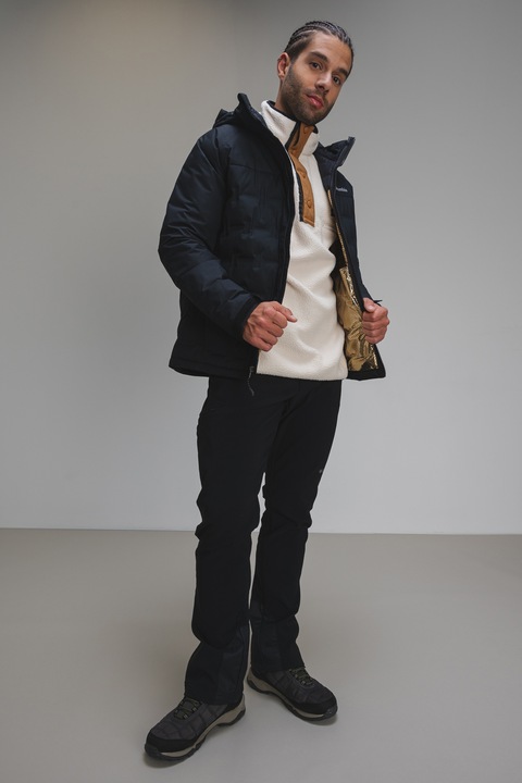 Columbia, Geaca cu umplutura de puf, pentru trekking Grand Trek III, Negru stins