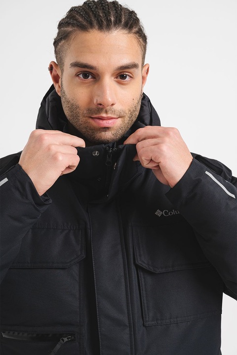 Columbia, Landroamer II télikabát fedőlapos zsebekkel, Fekete