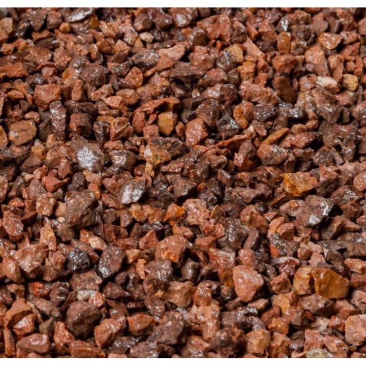 Piatra decorativa e-SWC®, interior / exterior, caramiziu, 4 - 8 mm, 20 kg