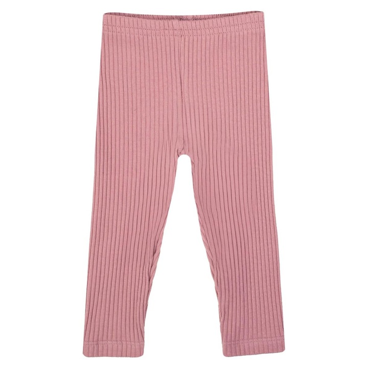 Nicol, Leggings, bumbac, heather, Roz inchis