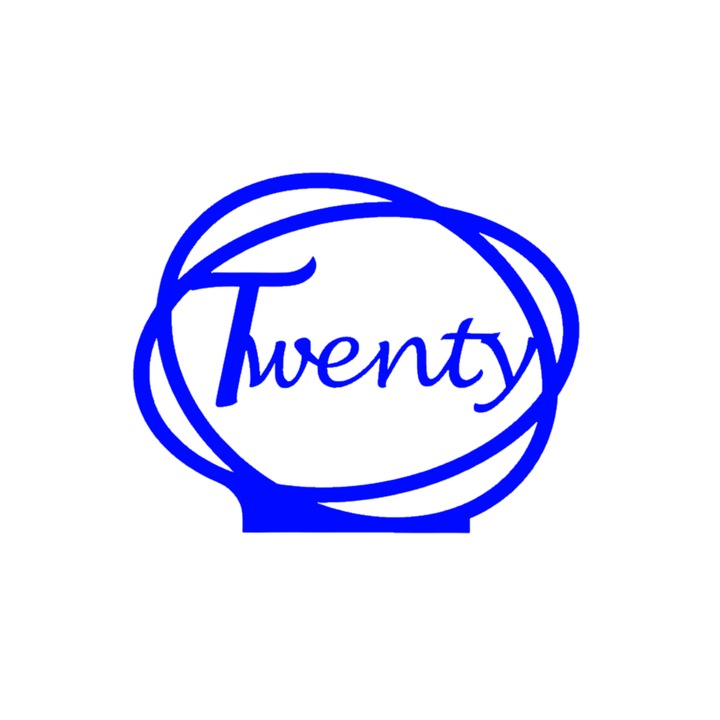 Сватбена украса за маса, "TWENTY", зала за събития, 163 X 202 mm синя