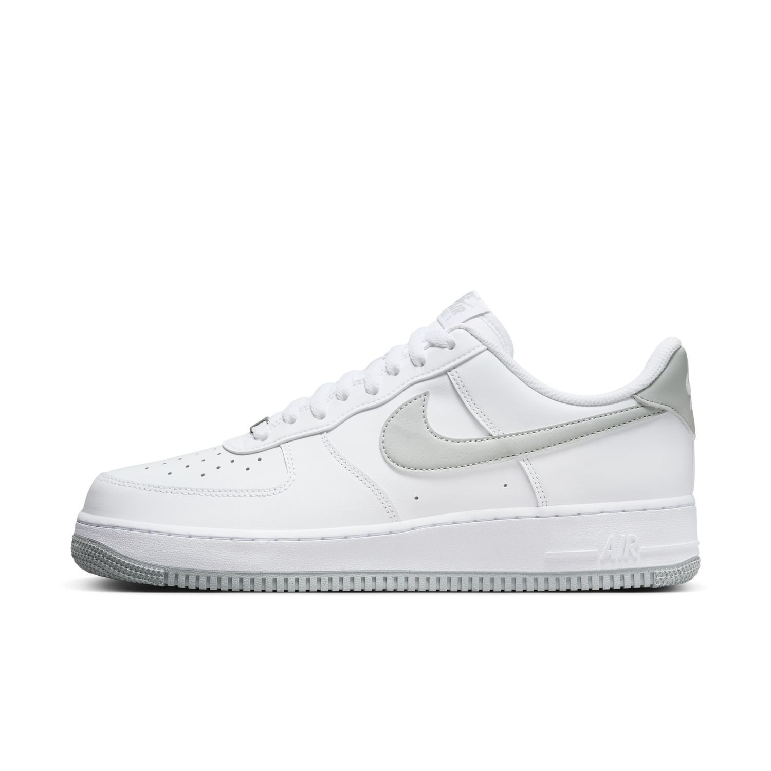 Pantofi sport, Nike, Air Force 1 '07 Ess, Piele, Alb, 40.5 EU - eMAG.ro