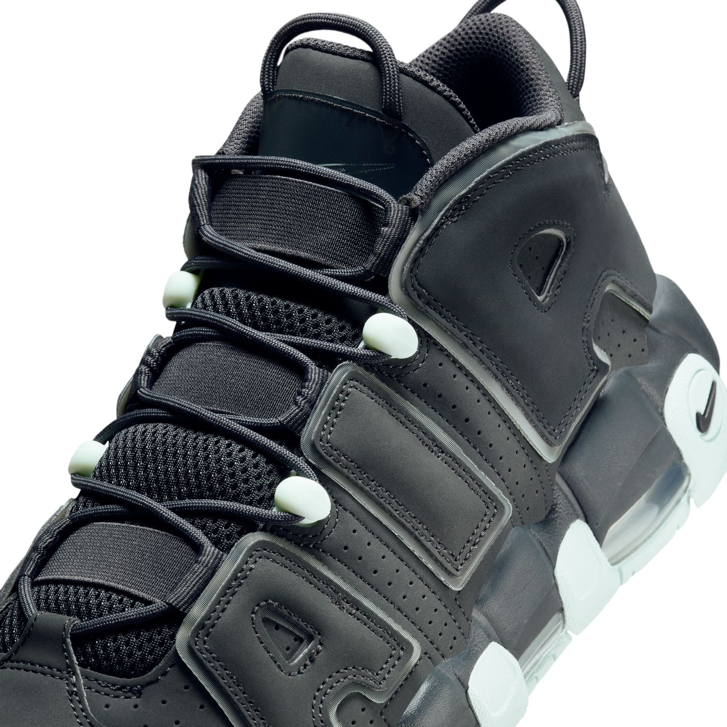 Pantofi sport, Nike, Air More Uptempo '96 Nas Dark Smoke Grey, Piele, Gri,  45 EU - eMAG.ro