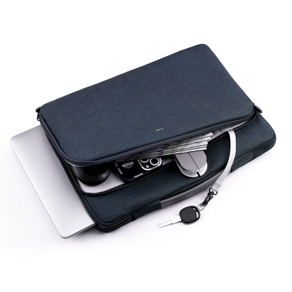 Husa laptop JCPAL Logan Commuter Sleeve, impermeabila, granat, 13/14"