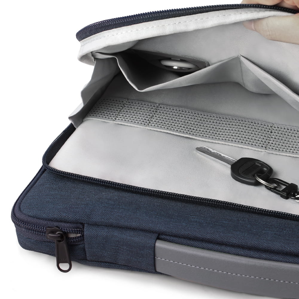 Husa laptop JCPAL Logan Commuter Sleeve, impermeabila, granat, 13/14"