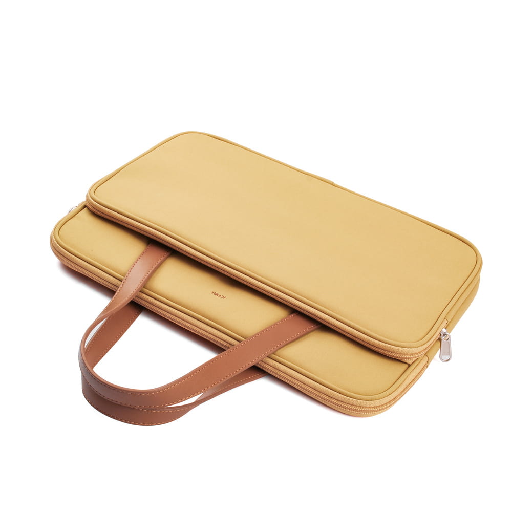Geanta laptop JCPAL Milan, 15/16", culoare sand, cu curea detasabila si impermeabila