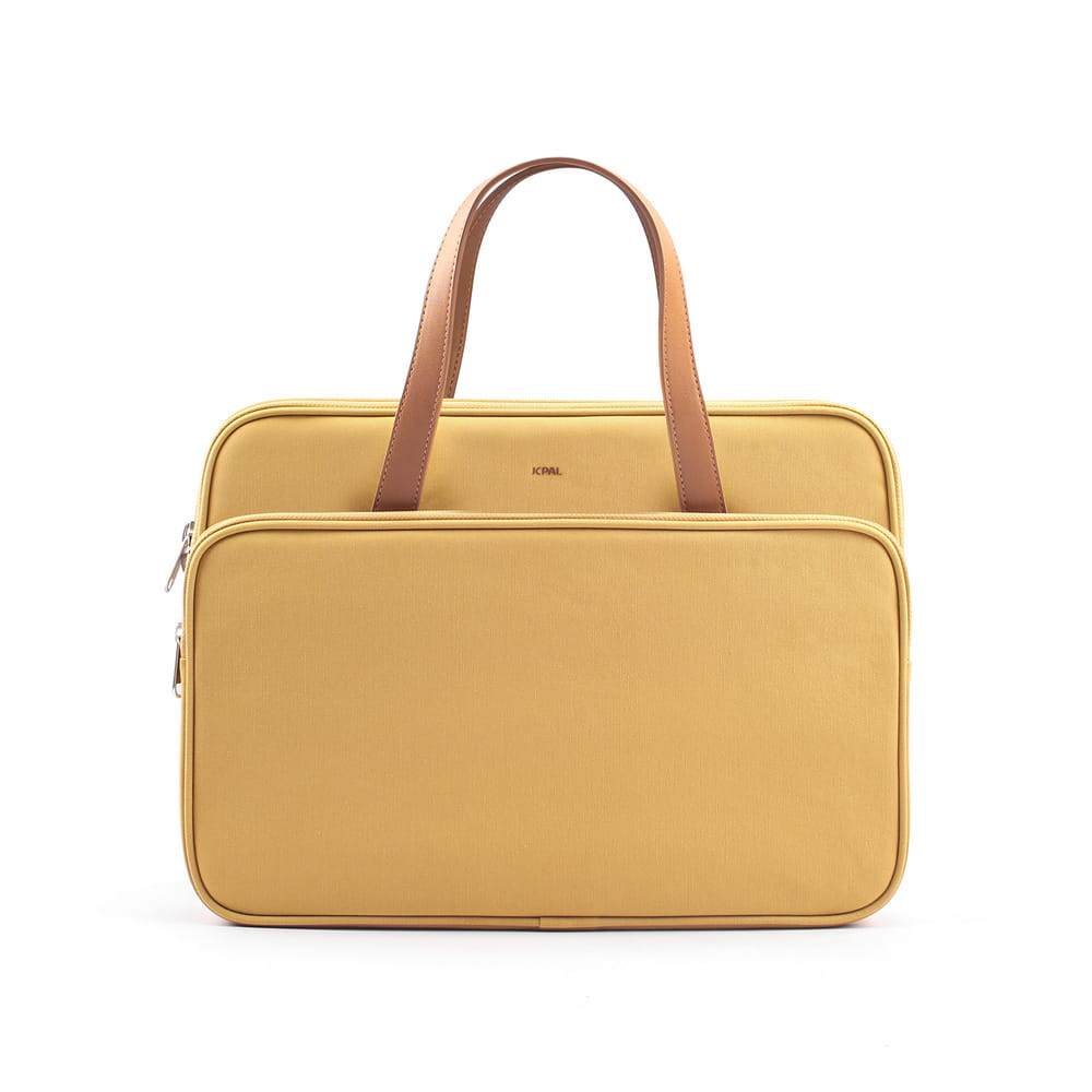 Geanta laptop JCPAL Milan, 15/16", culoare sand, cu curea detasabila si impermeabila