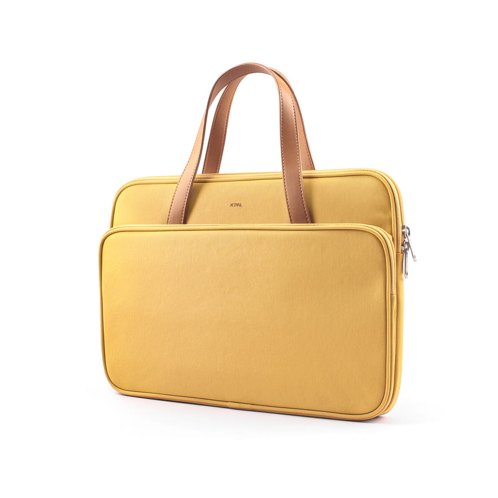 Geanta laptop JCPAL Milan, 15/16", culoare sand, cu curea detasabila si impermeabila