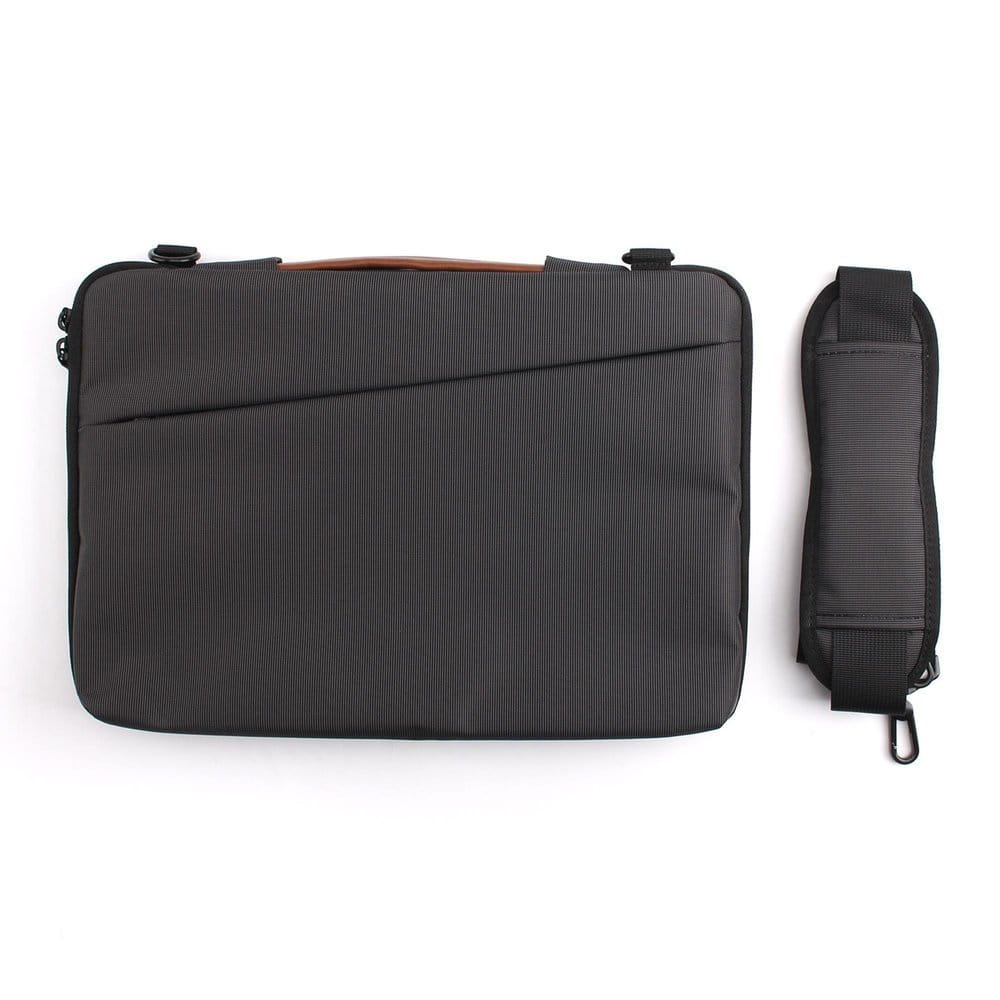 Geanta laptop JCPAL Tofino, impermeabila, cu buzunare, negru, 13/14"