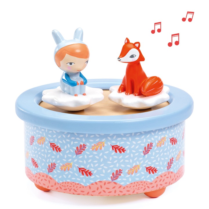 Cutie muzicala Djeco, melodie "Lullaby" de Franz Schubert, 12x6cm
