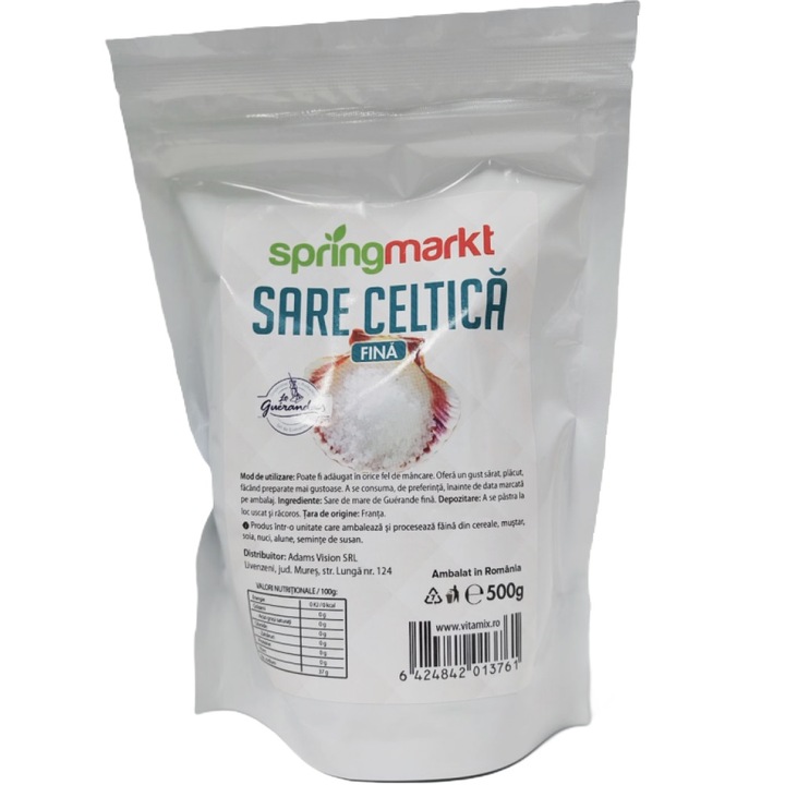 Sare Celtica Fina, 500g, Springmarkt