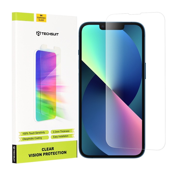 Стъклен Протектор fixGuard Xenon Armor Glass за iPhone 13 / iPhone 13 Pro / iPhone 14 - Transparent