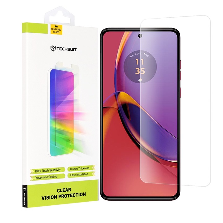 Стъклен Протектор fixGuard Xenon Armor Glass за Motorola Moto G84 - Transparent