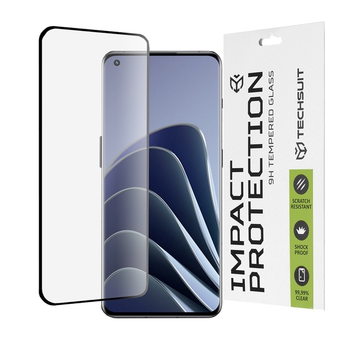 Стъклен Протектор fixGuard Armor Impact, Full Glue Glass / 3D Curved за OnePlus 10 Pro/11/11R/Ace 2/Ace 2 Pro/Find X5 Pro - Black