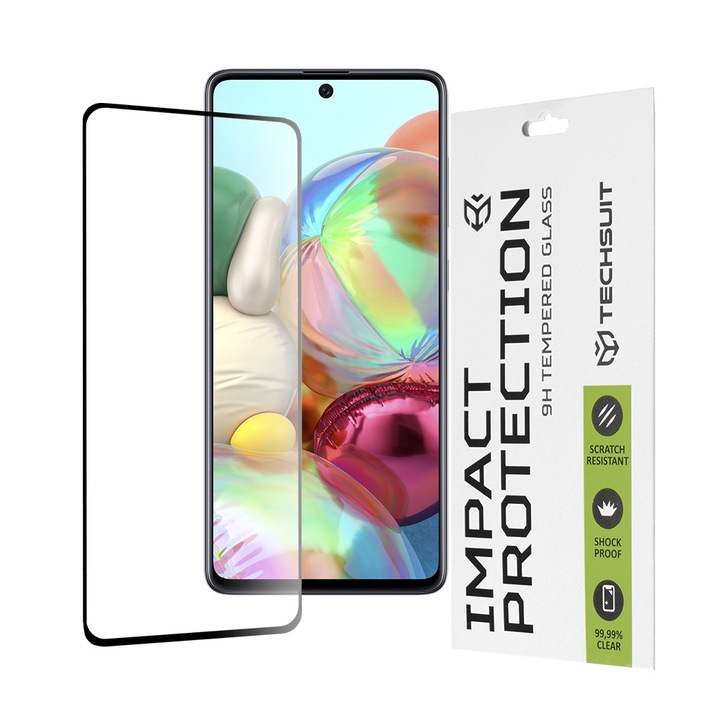 Üvegvédő fixGuard Armor Impact, Full Glue Glass for Samsung Galaxy A71 4G / A71 5G / M51 / Note 10 Lite - fekete