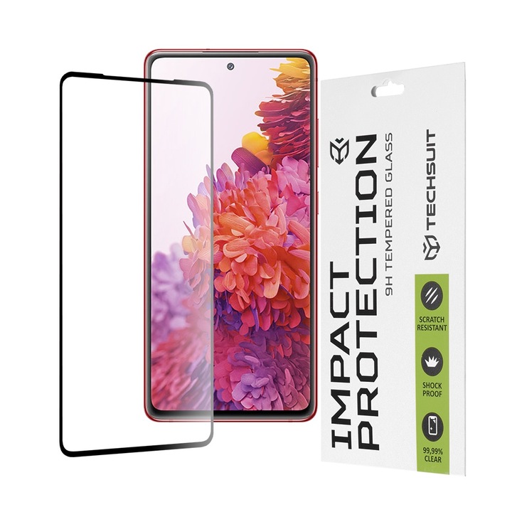Üvegvédő fixGuard Armor Impact, teljes ragasztós üveg Samsung Galaxy S20 FE 4G / S20 FE 5G készülékhez - fekete