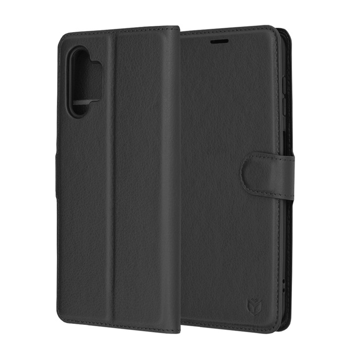 fixGuard Leather Folio tok Samsung Galaxy A13 5G / A04S telefonhoz - Fekete