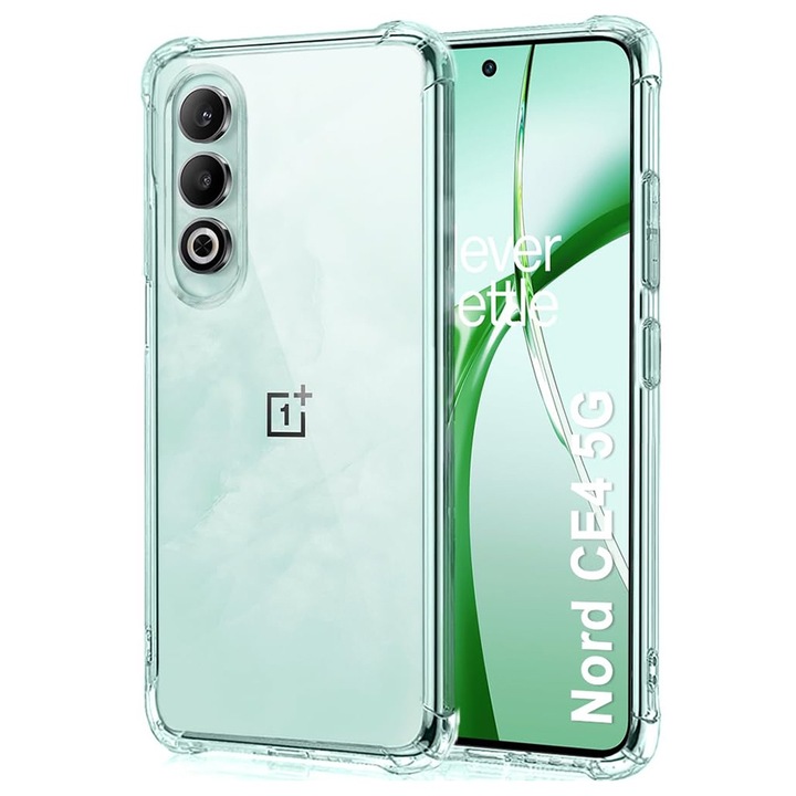 Кейс за OnePlus Nord CE4 - Shockproof Clear Silicone - Прозрачен