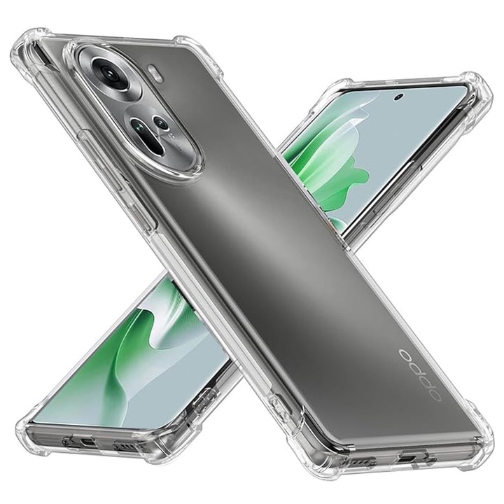 Кейс за Oppo Reno11 - Shockproof Clear Silicone - Прозрачен