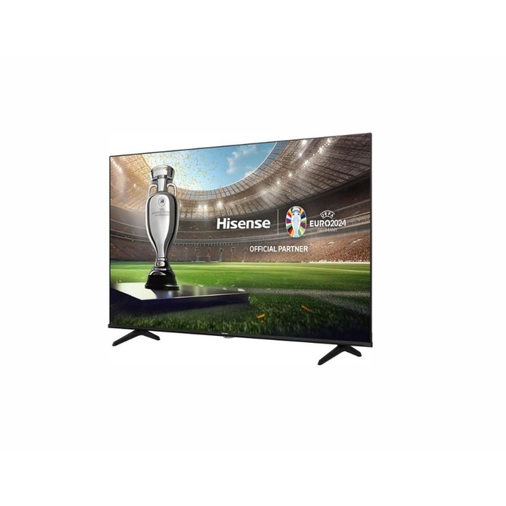 Hisense E7NQ TV, 43", 4K Ultra HD 3840x2160, QLED, Quantum Dot, HDR 10+, HLG, Dolby Vision, fényérzékelő, Smart TV, WiFi 5 GHz, WiFi Direct, BT, Anyview Cast, 3xHDMI, 2xUSB, fekete