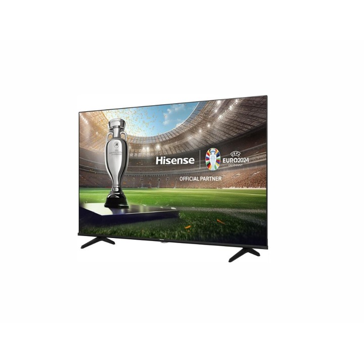 Телевизор Hisense 43" E7NQ, 4K Ultra HD 3840x2160, QLED, Quantum Dot, HDR 10+, HLG, Dolby Vision, Light Sensor, Smart TV, WiFi 5GHz, WiFi Direct, BT, Anyview Cast, 3xHDMI, 2xUSB, LAN, CI+, DVB-T2/C/S2, Black - 43E7NQ