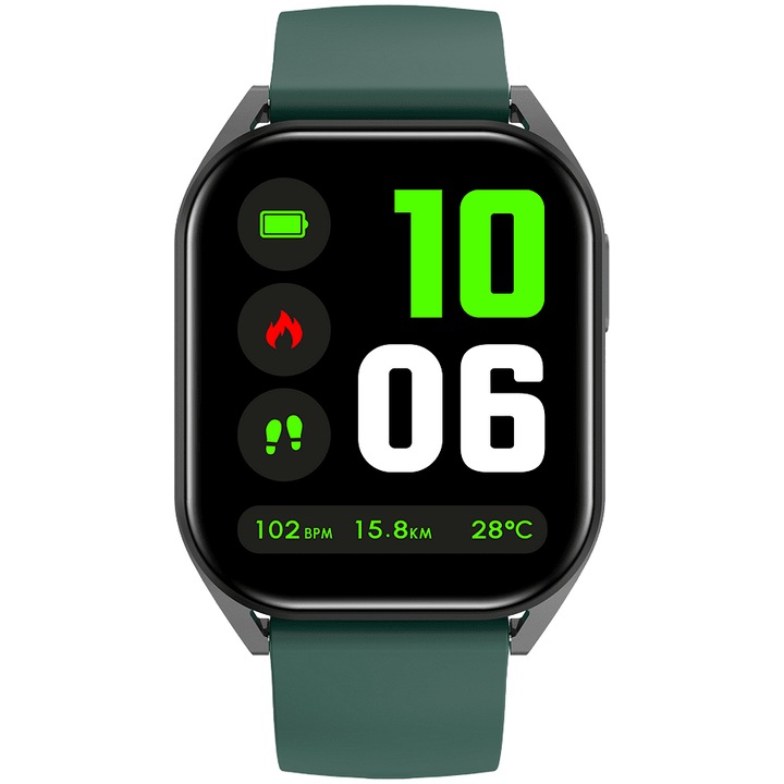 Часовник, CANYON SW-58, Smart watch Chatter BT-CALL, Black Green