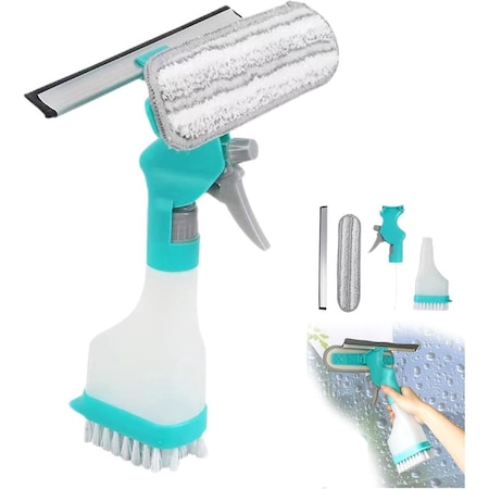 Stergator de Geamuri, Miraza, 4 in 1, Racleta, Perie de Curatare ...