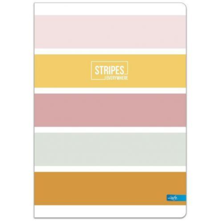 LASTVA keményfedeles jegyzetfüzet, A4, széles vonalú, 70 gsm