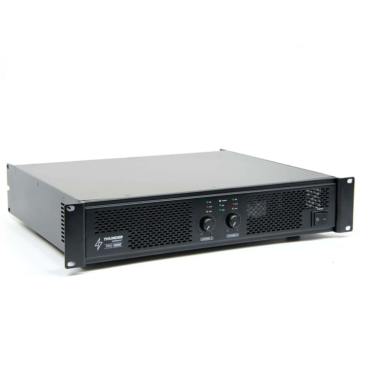 Amplificator de putere Thunder PRS-1200 2x600W Bridge: 1x1200W