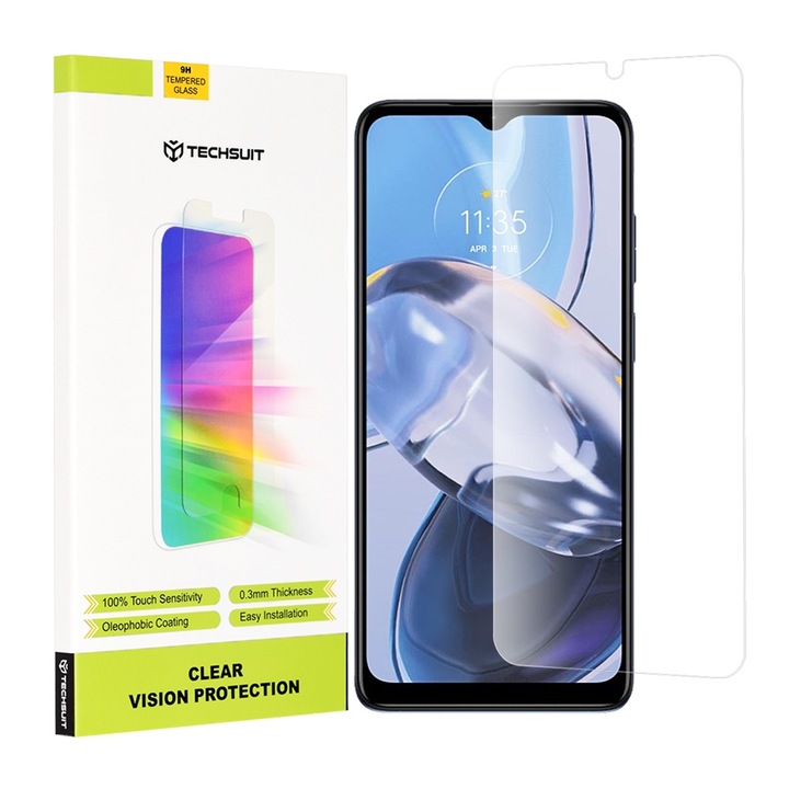 Стъклен Протектор fixGuard Xenon Armor Glass за Motorola Moto E22 / Moto E22i / Moto E13 - Transparent