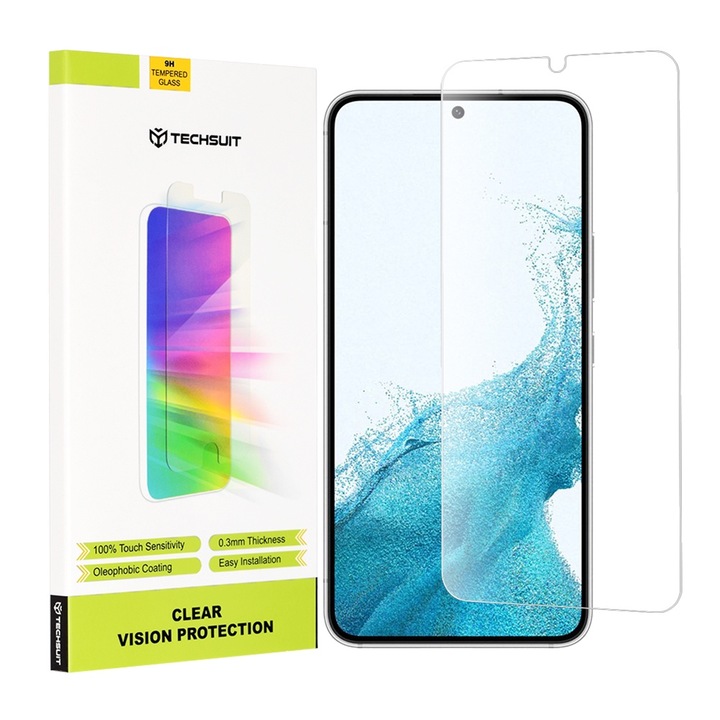 Стъклен Протектор fixGuard Xenon Armor Glass за Samsung Galaxy S22 5G / S23 - Transparent