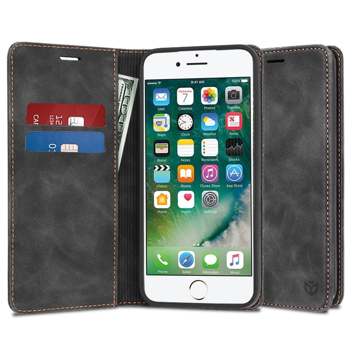 fixGuard Confy Cover tok iPhone 7 / 8 / SE 2, SE 2020 / SE 3, SE 2022 telefonokhoz - Fekete
