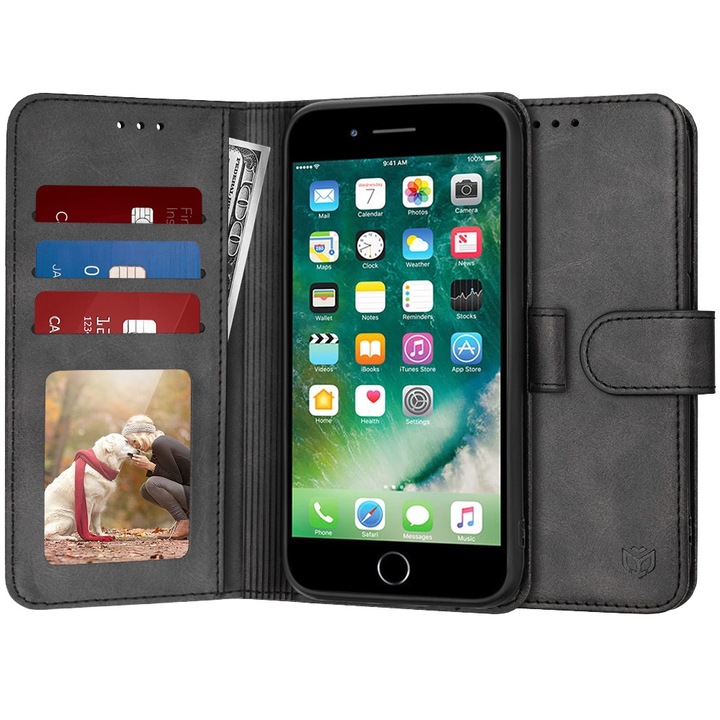 fixGuard Diary Book tok iPhone 7 Plus / 8 Plus készülékhez - fekete