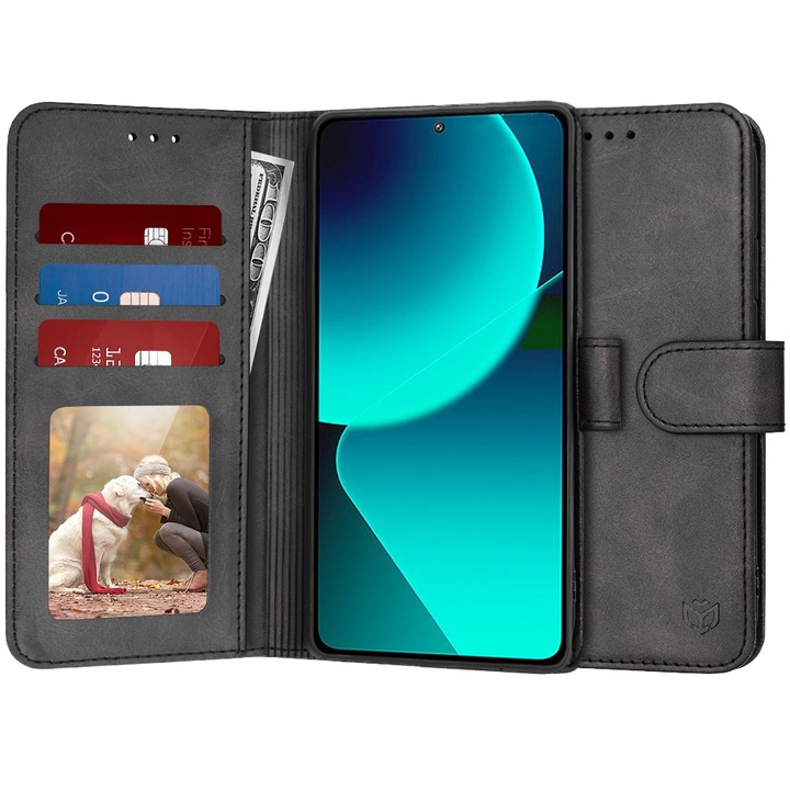 fixGuard Diary Book tok Xiaomi 13T / 13T Pro-hoz - fekete