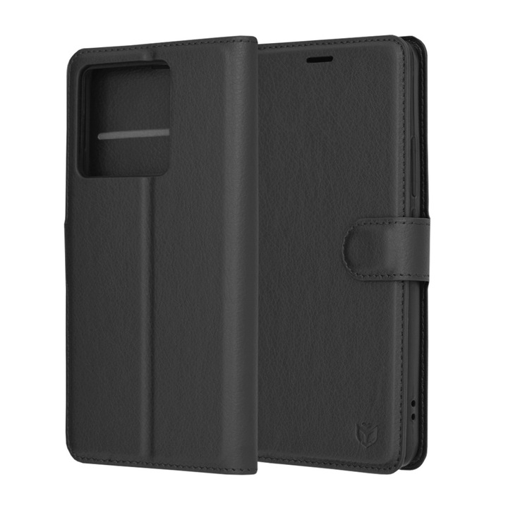 FixGuard Leather Folio tok Xiaomi 13T / 13T Pro készülékhez - fekete